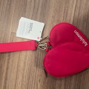 lululemon athletica Red Heart-Shaped Dual Wrislet